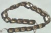16 inch strand 18x12mm Faceted Chiclet Smoky Quartz Beads